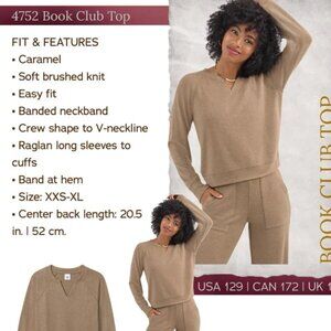 NWT | Cabi 4752 Book Club Top
